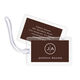 Circle Initials Luggage Tags Image 3 of 15